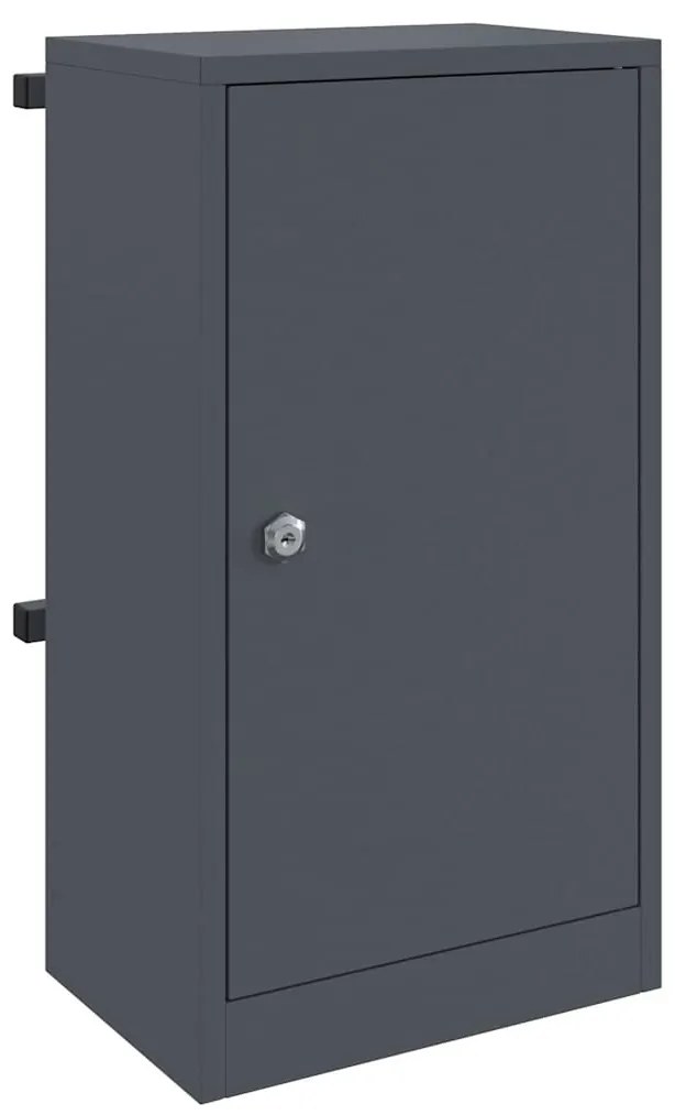 caixa de correio Antracite 30 x 23 x 55 cm Aço