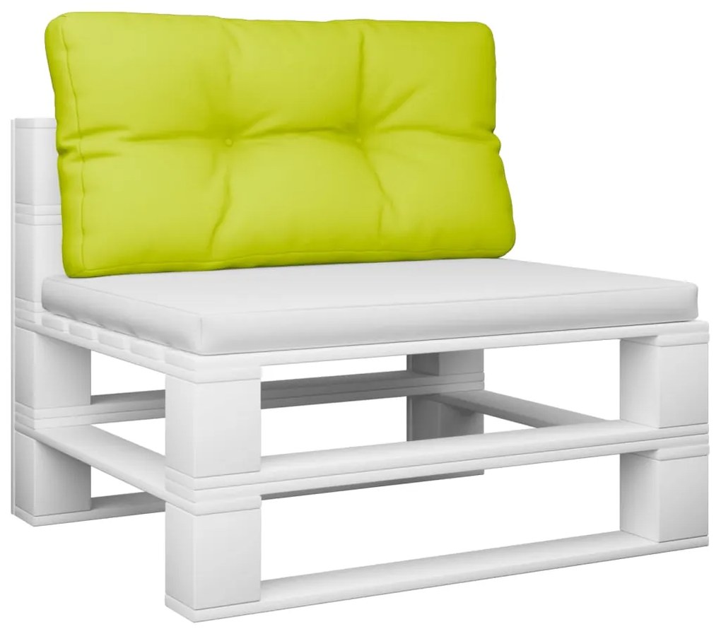 Almofadão p/ sofá de paletes 80x40x12 cm tecido verde brilhante