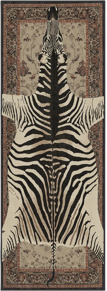 Passadeira lavável de pelo curto Safari by Iris Apfel