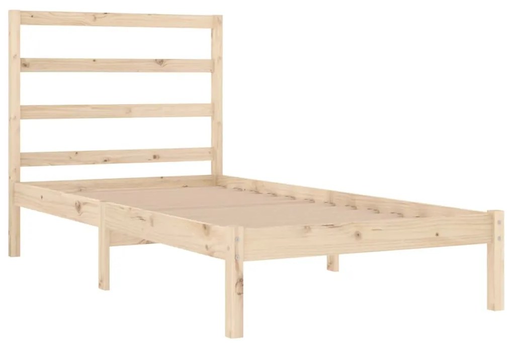 Cama sem colchão 90x200 cm madeira de pinho maciça