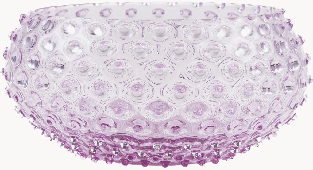 Taça de servir artesanal Hobnail