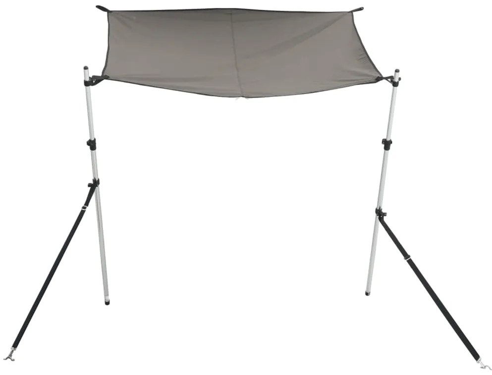 Extensão de toldo em T 170x170x(115-183) cm antracite