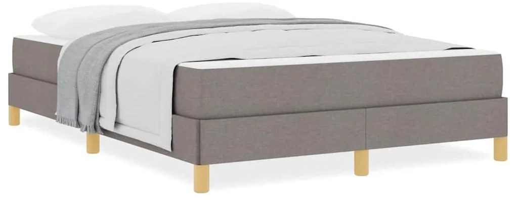 Cama Box Taupe, Marrom 140 x 190 cm