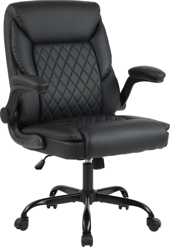 Cadeira de Escritório Medfield Couro sintético preto