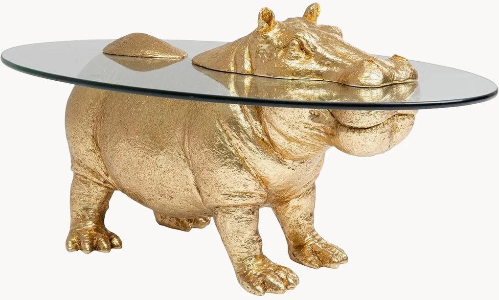 Mesa de centro oval Hippo