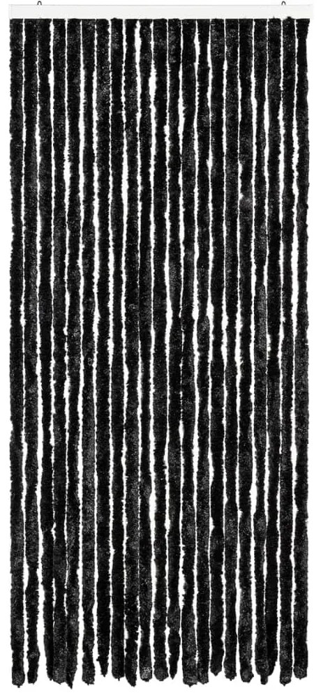Cortina anti-insetos 90x220 cm chenille antracite
