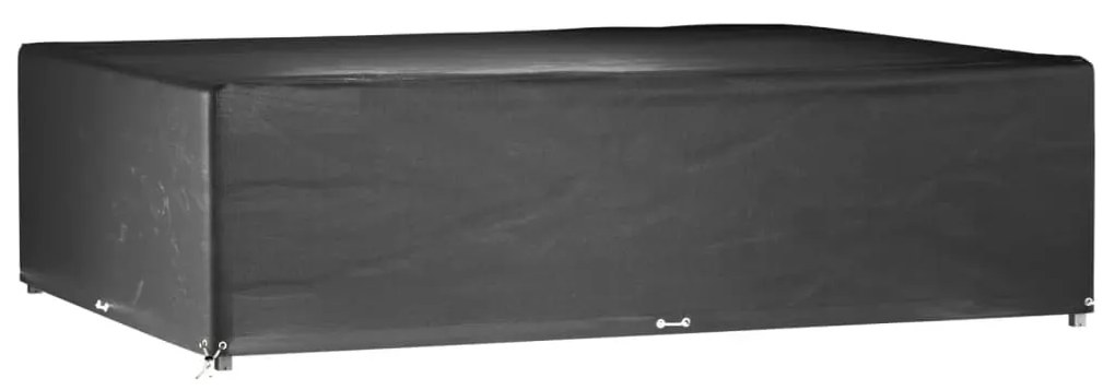 Capas p/ mobília jardim 2 pcs 16 ilhós 300x200x75 cm retangular