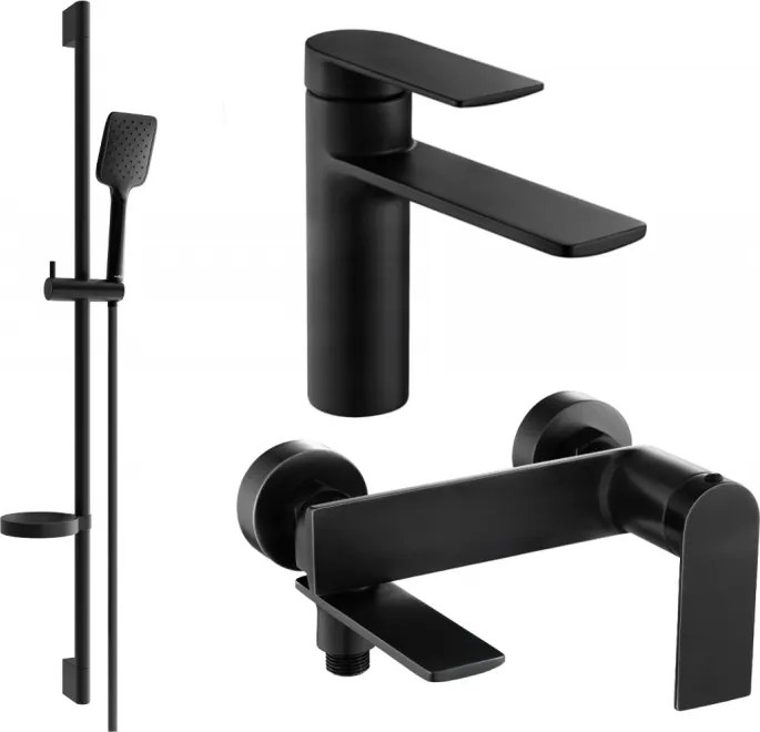 Mexen Zero DS62 conjunto de banho, preto - 71103DS62-70