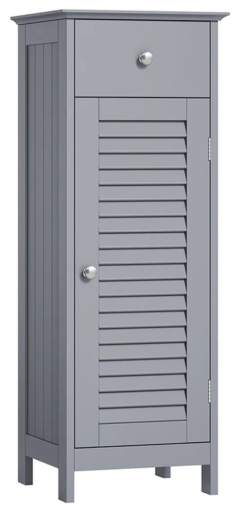 Armário de casa de banho freestanding com 4 gavetas | VASAGLE | 32 x 30 x 87 cm | BBC043G02.