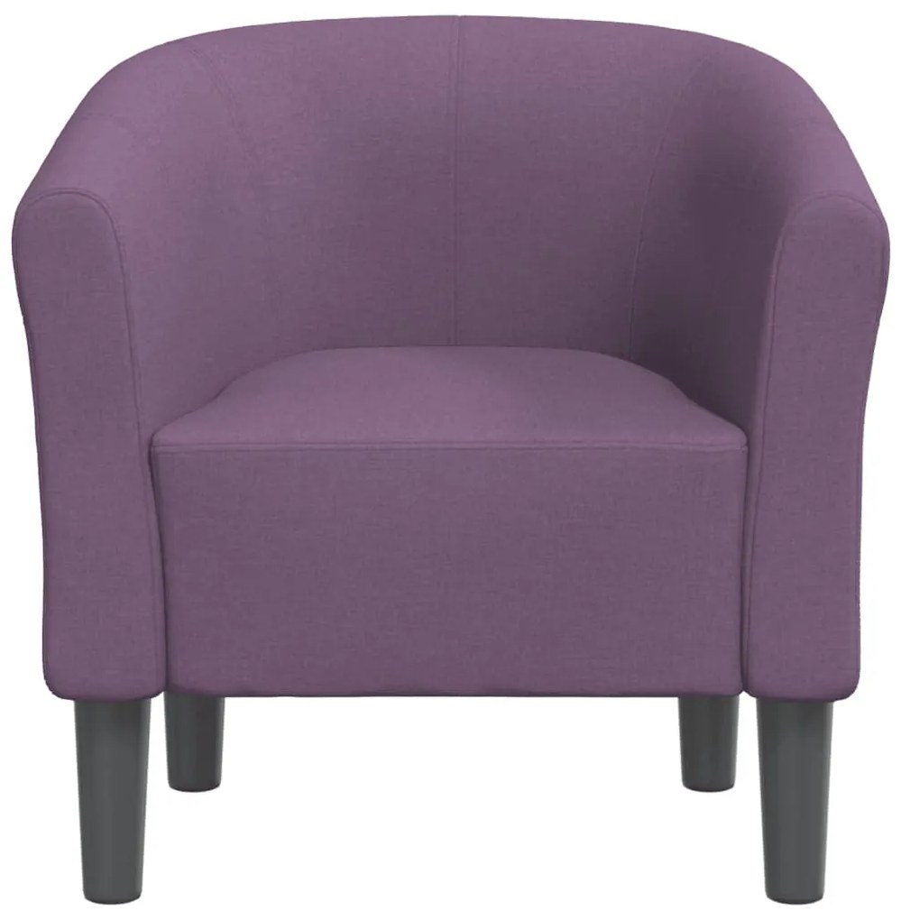 Poltrona tecido roxo