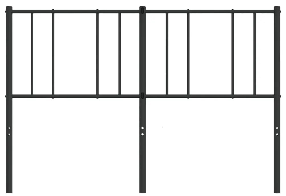 Cabeceira de cama 120 cm metal preto