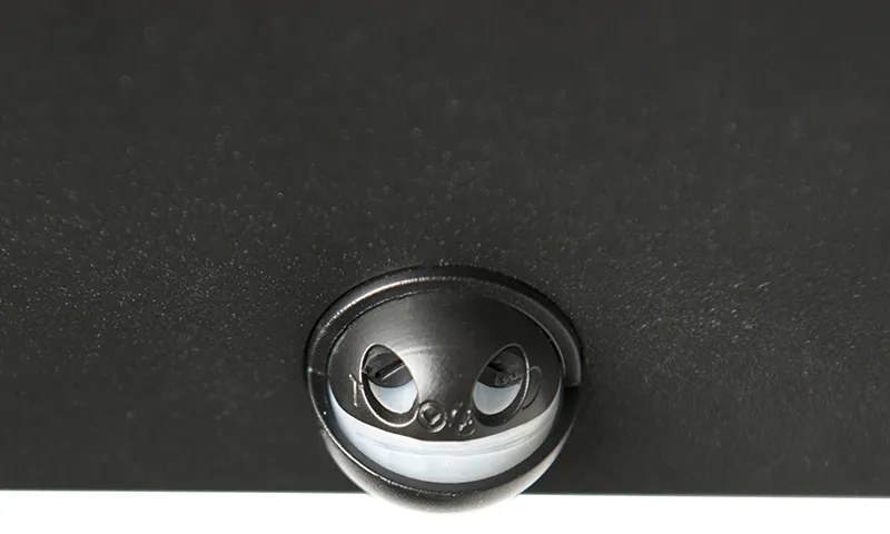 Candeeiro de parede exterior preto com sensor de movimento IP44 - Rotterdam Moderno