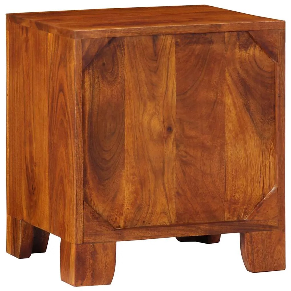 Mesa de cabeceira 40x35x45 cm madeira de acácia maciça