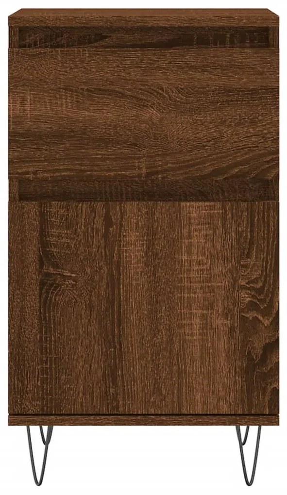 Aparadores 2 pcs 40x35x70cm derivados madeira carvalho castanho