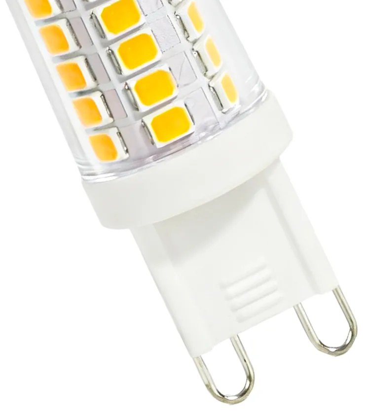 Conjunto de 5 Lâmpadas LED G9 Transparentes 3.5W 480 lm 2700K