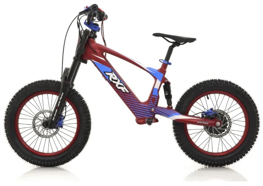 Bicicleta elétrica infantil 500W Roan RXF Evo Racing 18" Vermelho