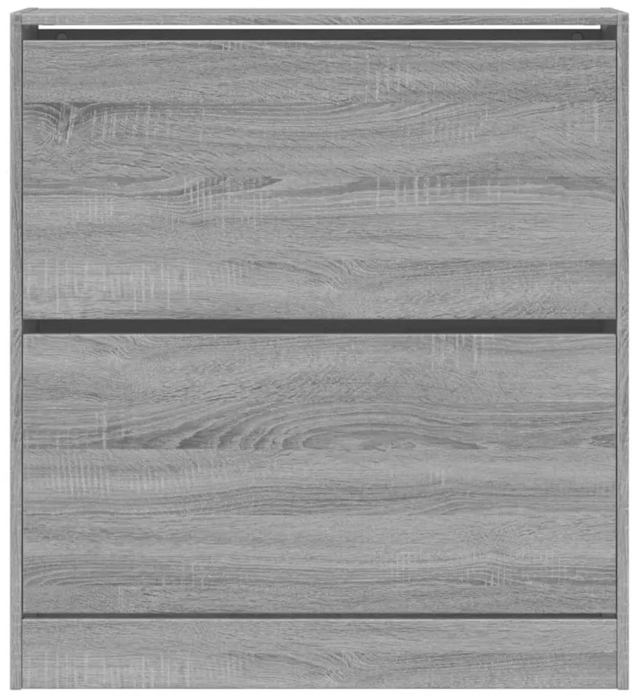 Sapateira 80x21x87,5 cm derivados de madeira cinzento sonoma