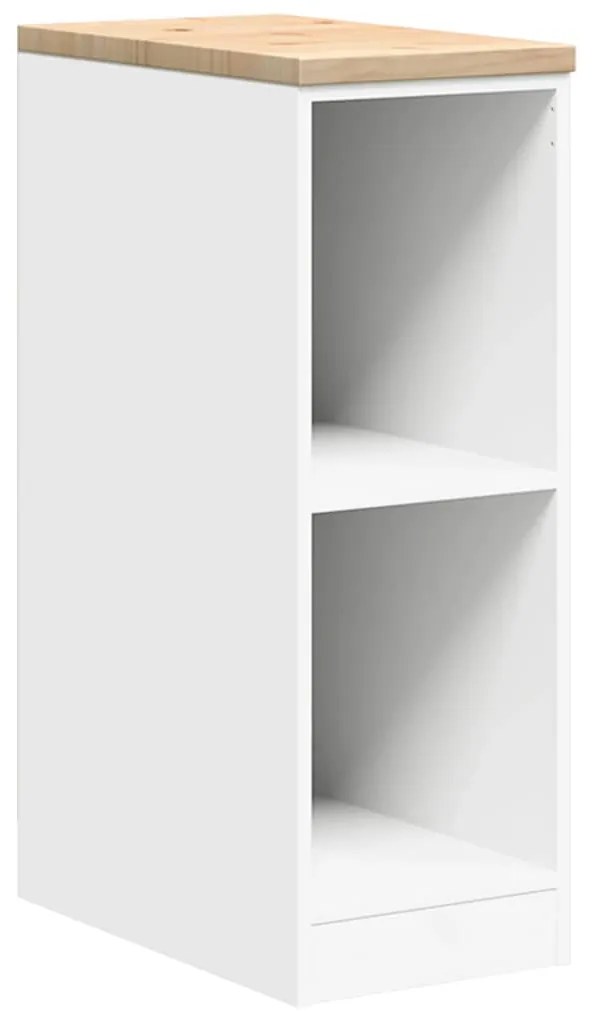 Armários de garagem 2 pcs derivados de madeira branco