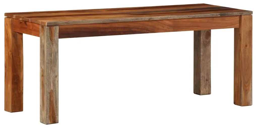 Banco 110 cm madeira maciça de acácia