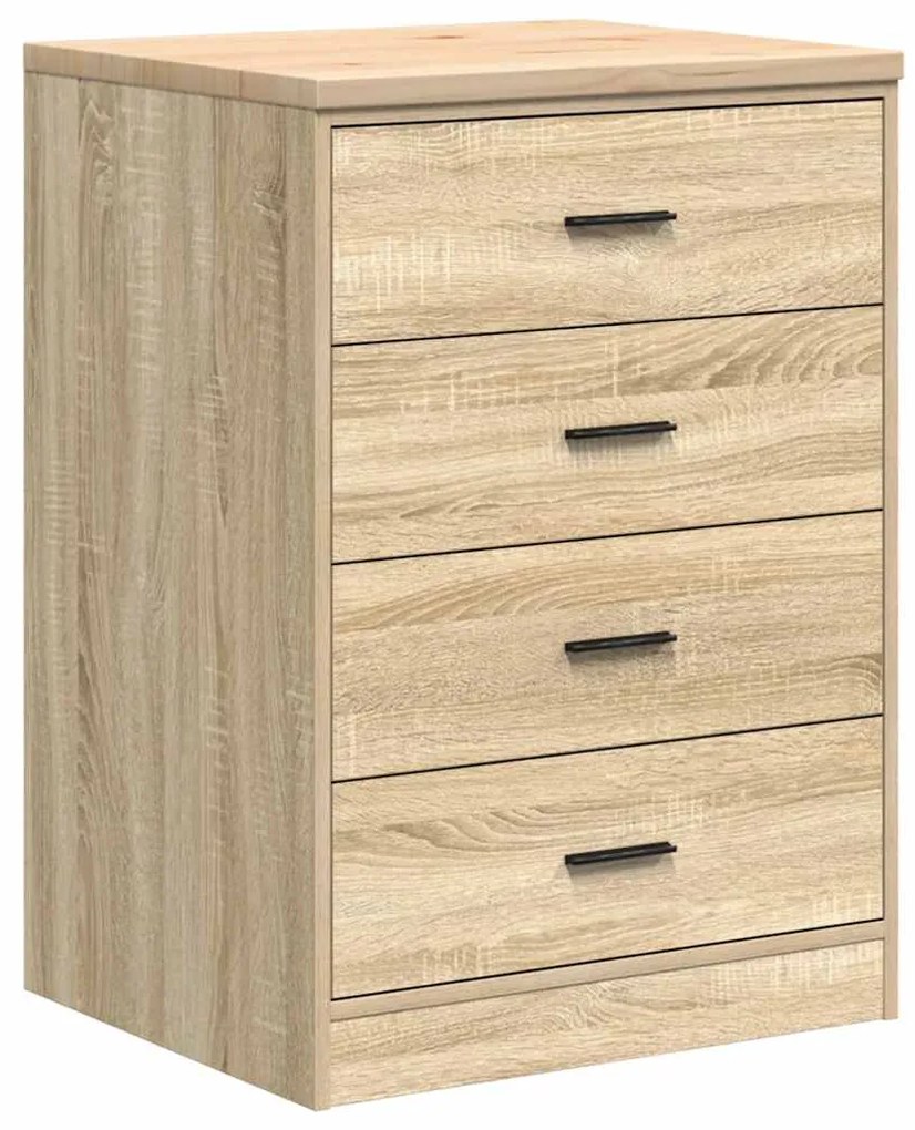 Armários de garagem 2pcs derivados de madeira carvalho sonoma