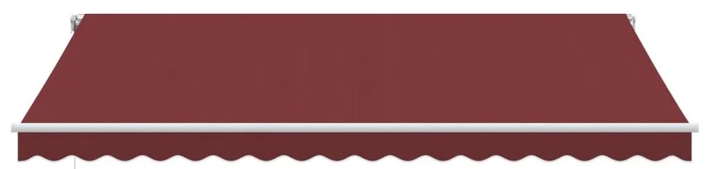 Toldo retrátil automático 450x300 cm bordô