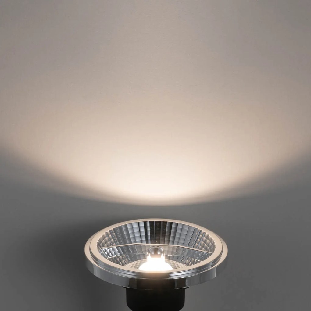 Lâmpada LED GU10 AR111 regulável em 3 passos Kelvin 10W 800 lm 2700 - 3700K