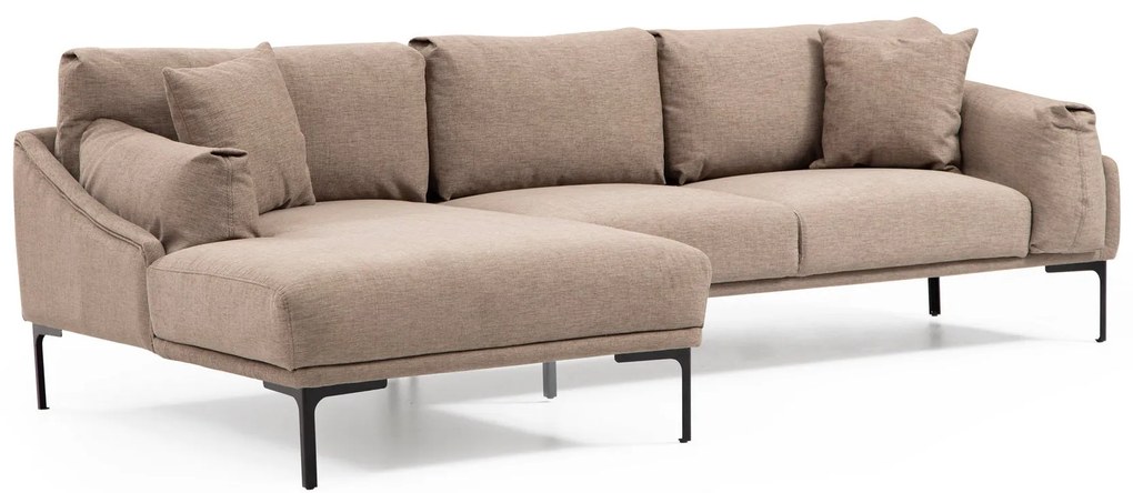 **** Sofá de Canto Leo Corner – Mocha – 255 x 150 cm
**