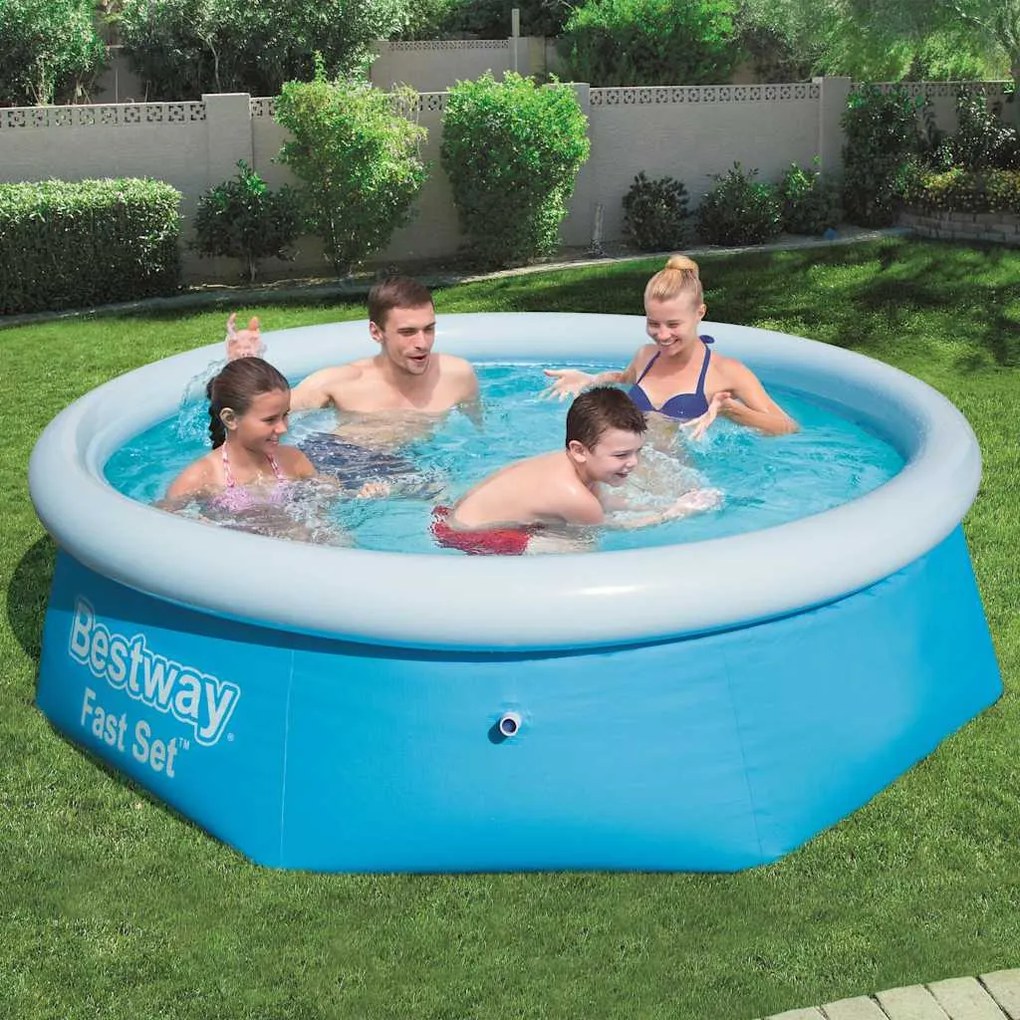Fast Set Piscina insuflável redonda 244x66 cm 57265