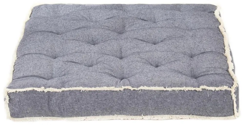 Almofadão para sofá de paletes 120x80x10 cm azul