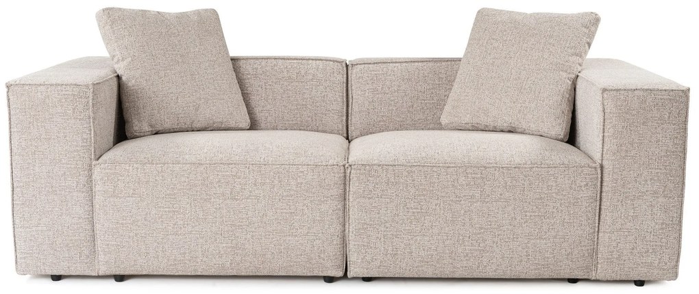 Sofá de 2 Lugares Lora – Mocha – 220x108x65 cm