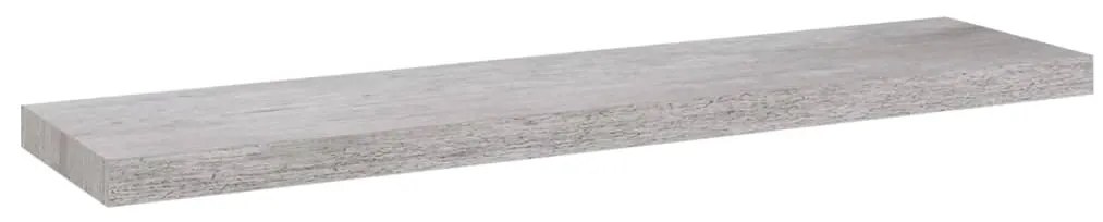 Prateleiras de parede 4 pcs 90x23,5x3,8cm MDF cinzento-cimento