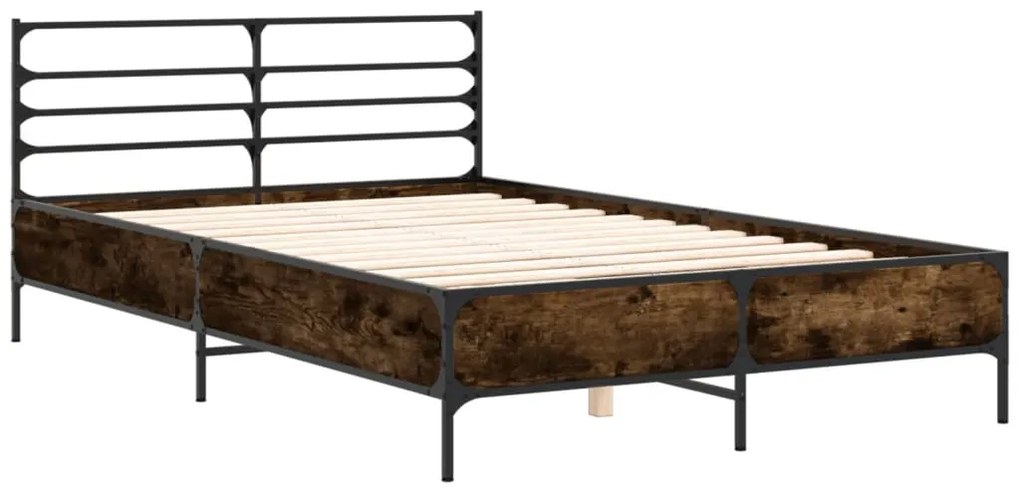 Estrutura de cama 120x200 cm derivados madeira/metal