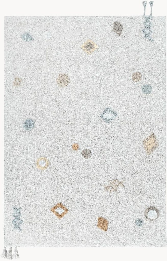 Tapete infantil lavável artesanal em algodão Kim