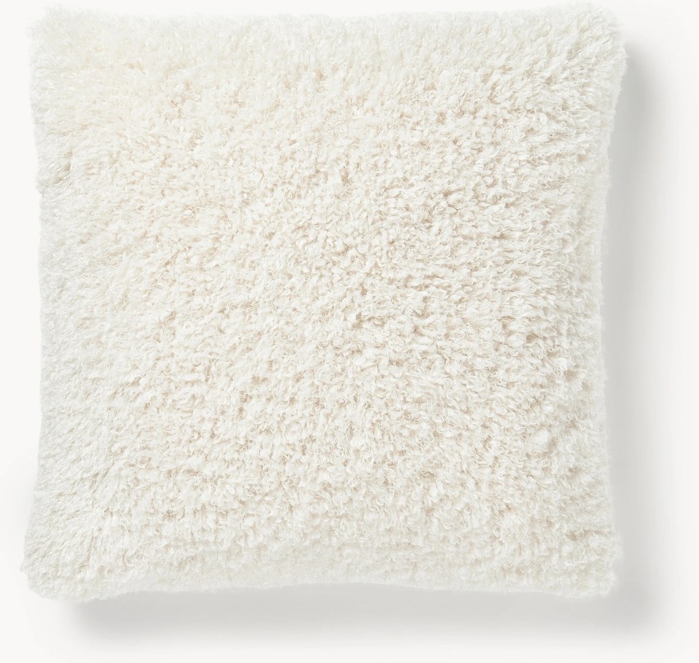 Almofada de sofá grande em teddy Vetsak, 60 x 60 cm