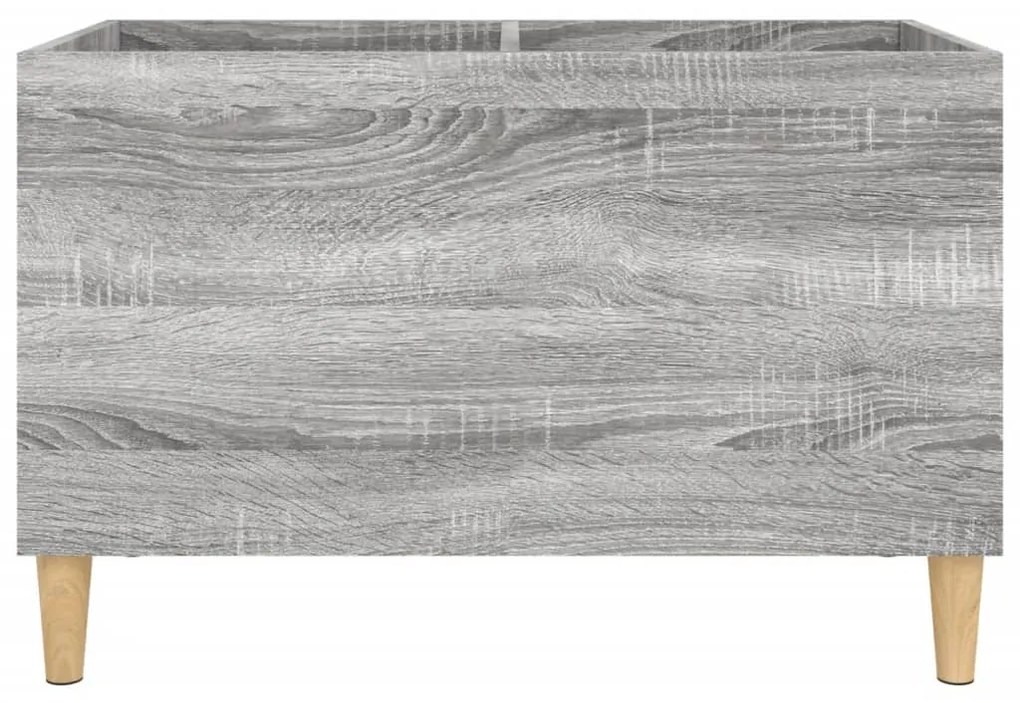 Armário p/ discos 74,5x38x48 derivados madeira cinzento sonoma
