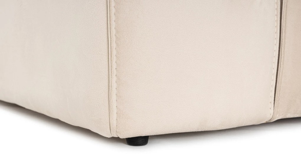 Sofá Individual Lora – Creme – Comprimento 83 cm x Largura 108 cm x Al