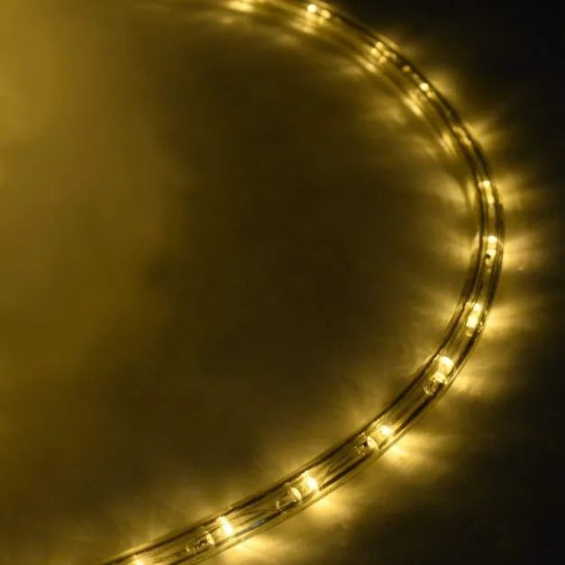 Mangueira luminosa de 20M 720 LED Luzes de Natal para festas Decoração de casa e jardim Bege