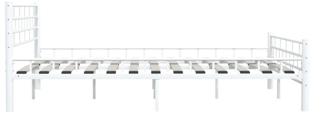 Estrutura de cama metal 160x200 cm branco