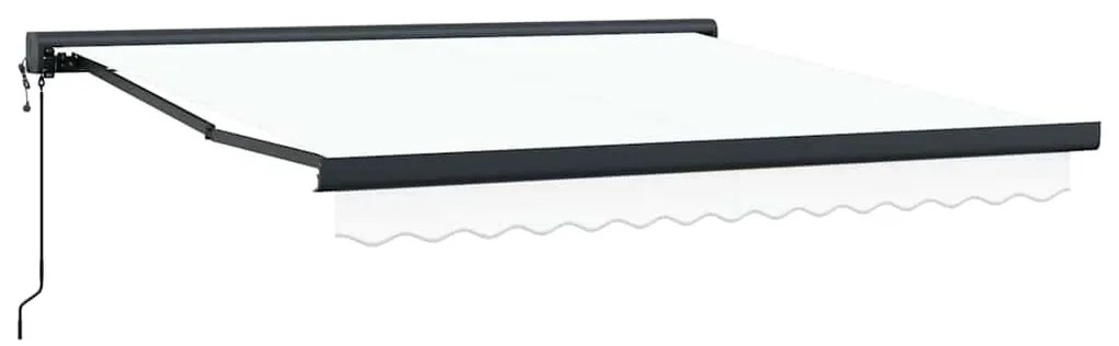 Toldo Retrátil Automático Branco 300x250 cm