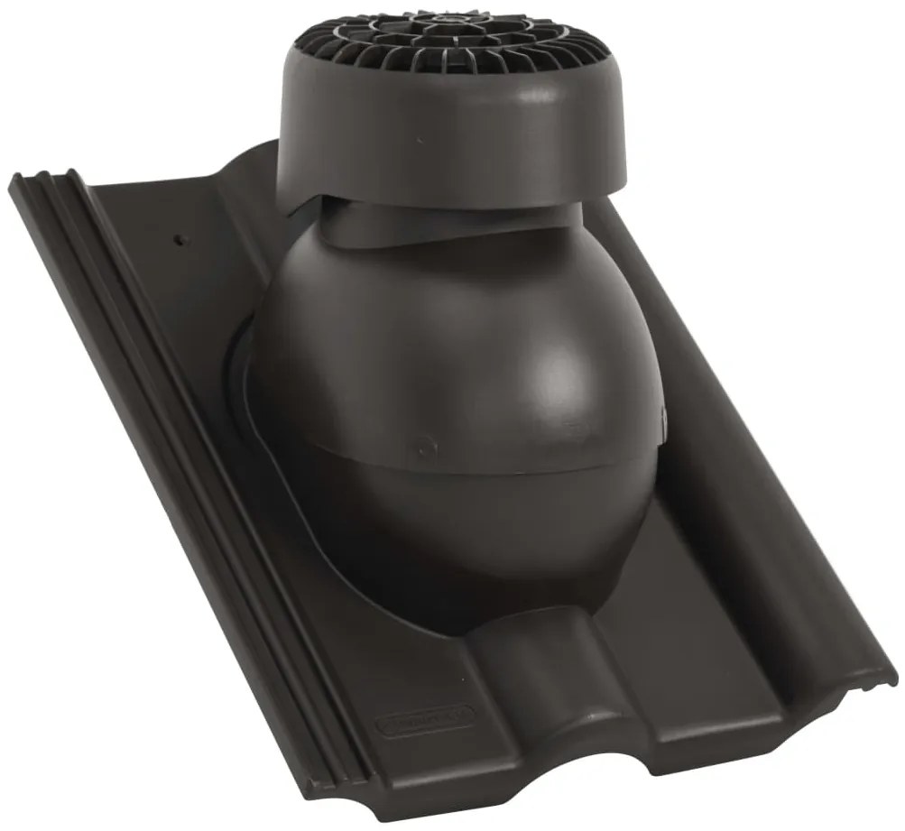 vidaXL Ventilador de teto preto