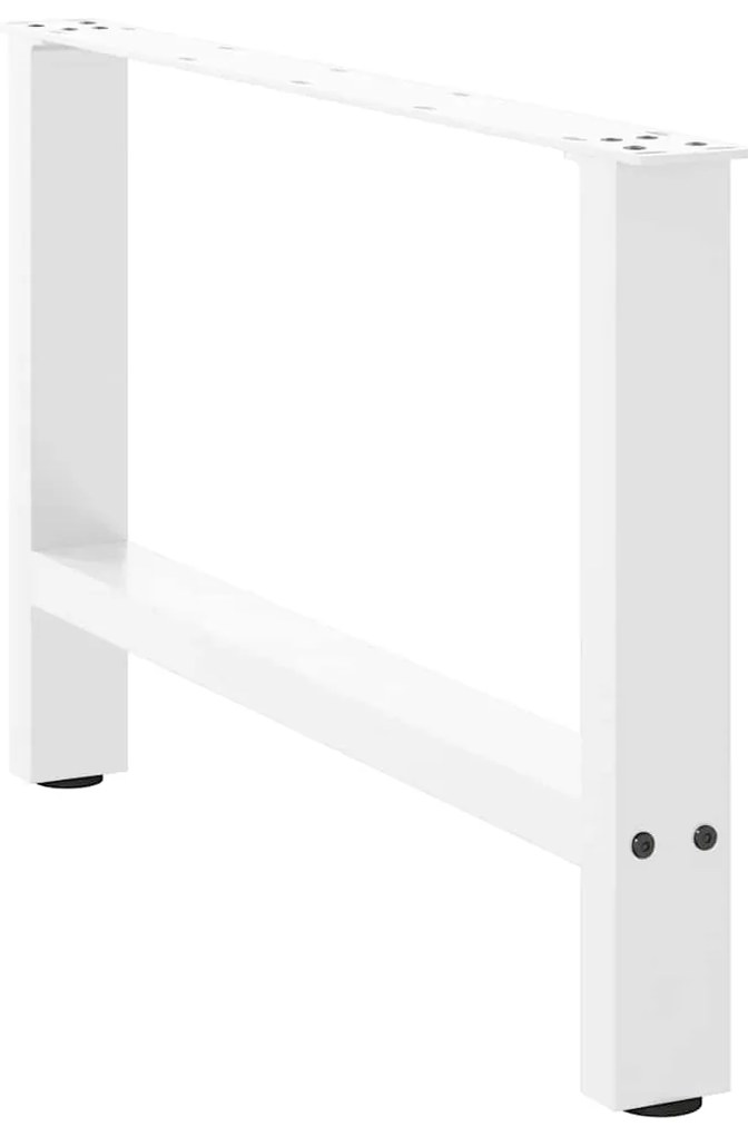 Pés para mesa de centro , brancos, 2 peças, 70x (42-43) cm, aço