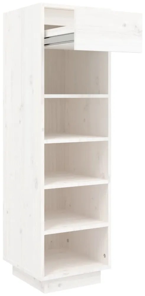 Sapateira 30x34x105 cm pinho maciço branco