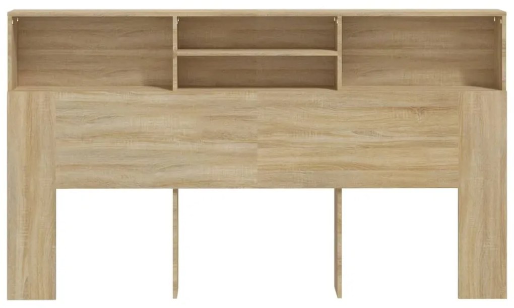 Armário de cabeceira 180x19x103,5 cm cor carvalho sonoma