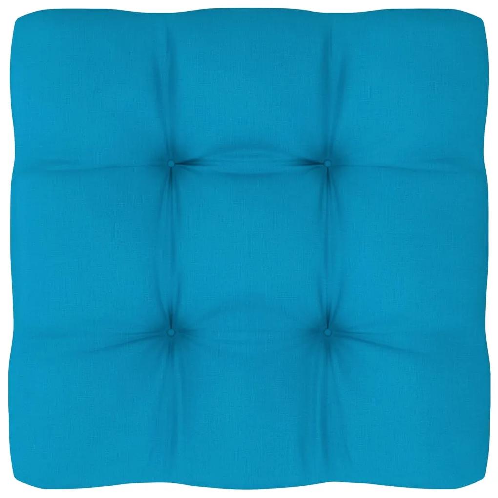 Almofadão para sofá de paletes 60x60x10 cm azul