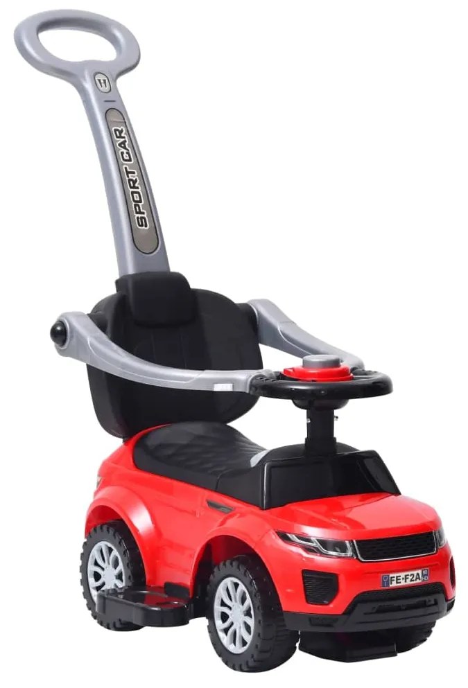 80338 vidaXL Carrinho de passeio/andador vermelho
