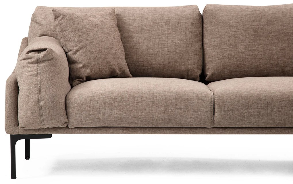 Sofá de Canto Leo Corner – Mocha – 255 x 150 cm
