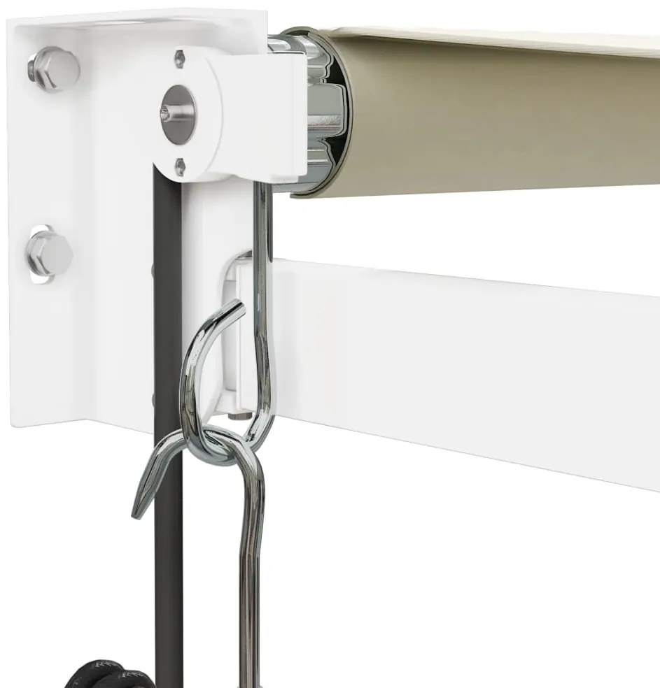 Toldo retrátil automático 3x2,5 m cor creme