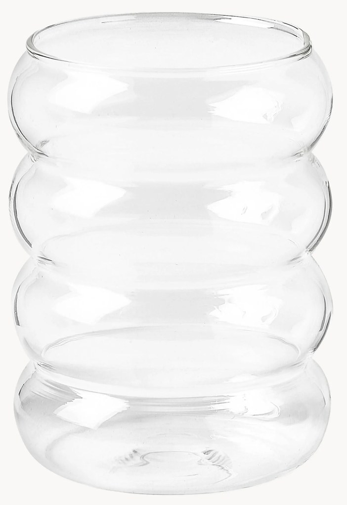 Copos artesanais Bubbly, conjunto de 4
