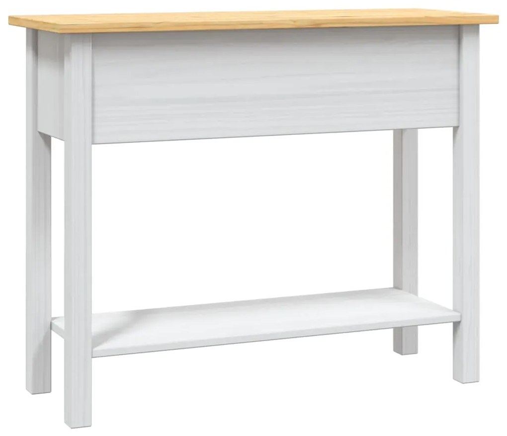 Mesa consola Corona pinho mexicano 90x34,5x73 cm branco