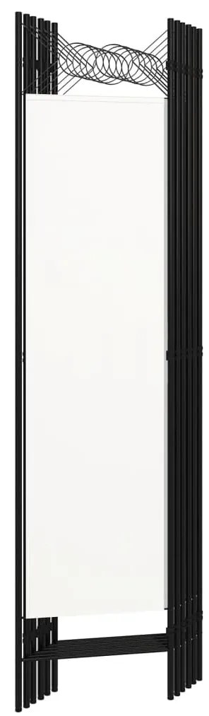 Divisória de quarto com 6 painéis 240x180 cm branco